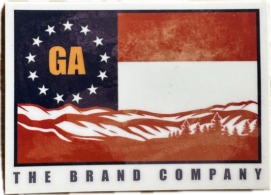 GA Flag Sticker