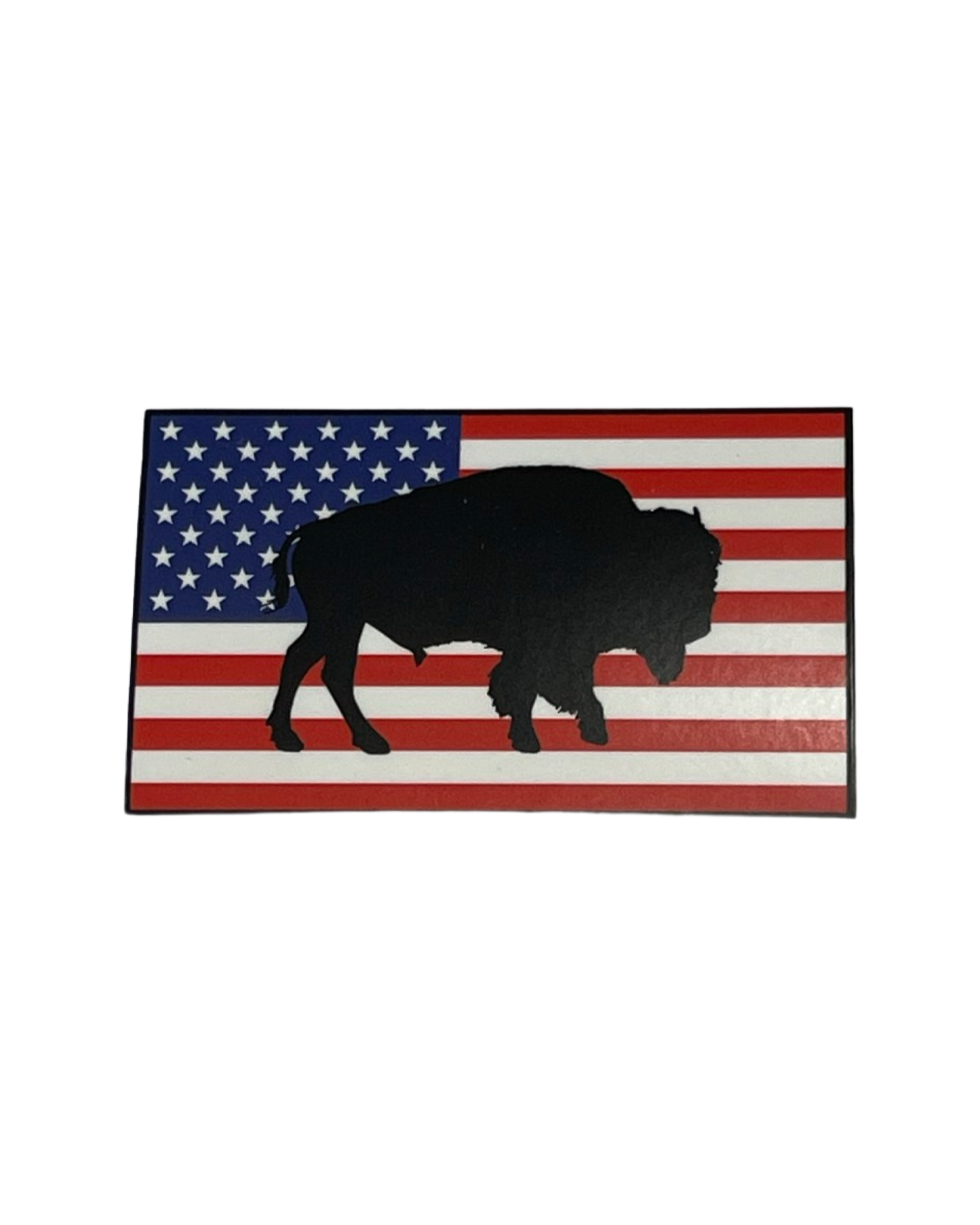 TBC American Flag Bison Decal